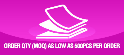 Qrder Quantity (MOQ) As Low As 500PCS For Order